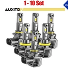 6-60 AUXITO 9005 H11 9006 LED Headlight Bulb High Low Beam Combo 6500K White M5S