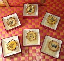 Ornaments, The HUMMEL GOLD Christmas Ornament Collection, 3"D, 6 pcs, 24K Gold P