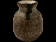 McCartys Pottery NUTMEG Bud Vase Weed pot  selling 4 storm damage PRECIOUS 