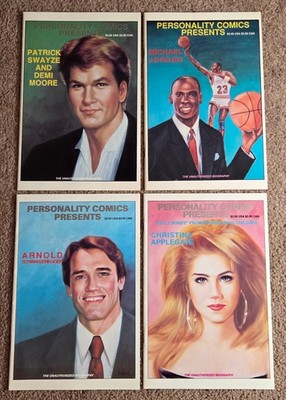 Personality Comics Presents Lot of 4 #3-6 Schwarzenegger Jordan - VF to VF/NM