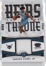2020-21 Panini Crown Royale Heirs to the Throne Vernon Carey Jr #HT-CAR 0ud4