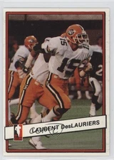 1985 Jogo CFL Laurent Deslauriers #53 Rookie RC