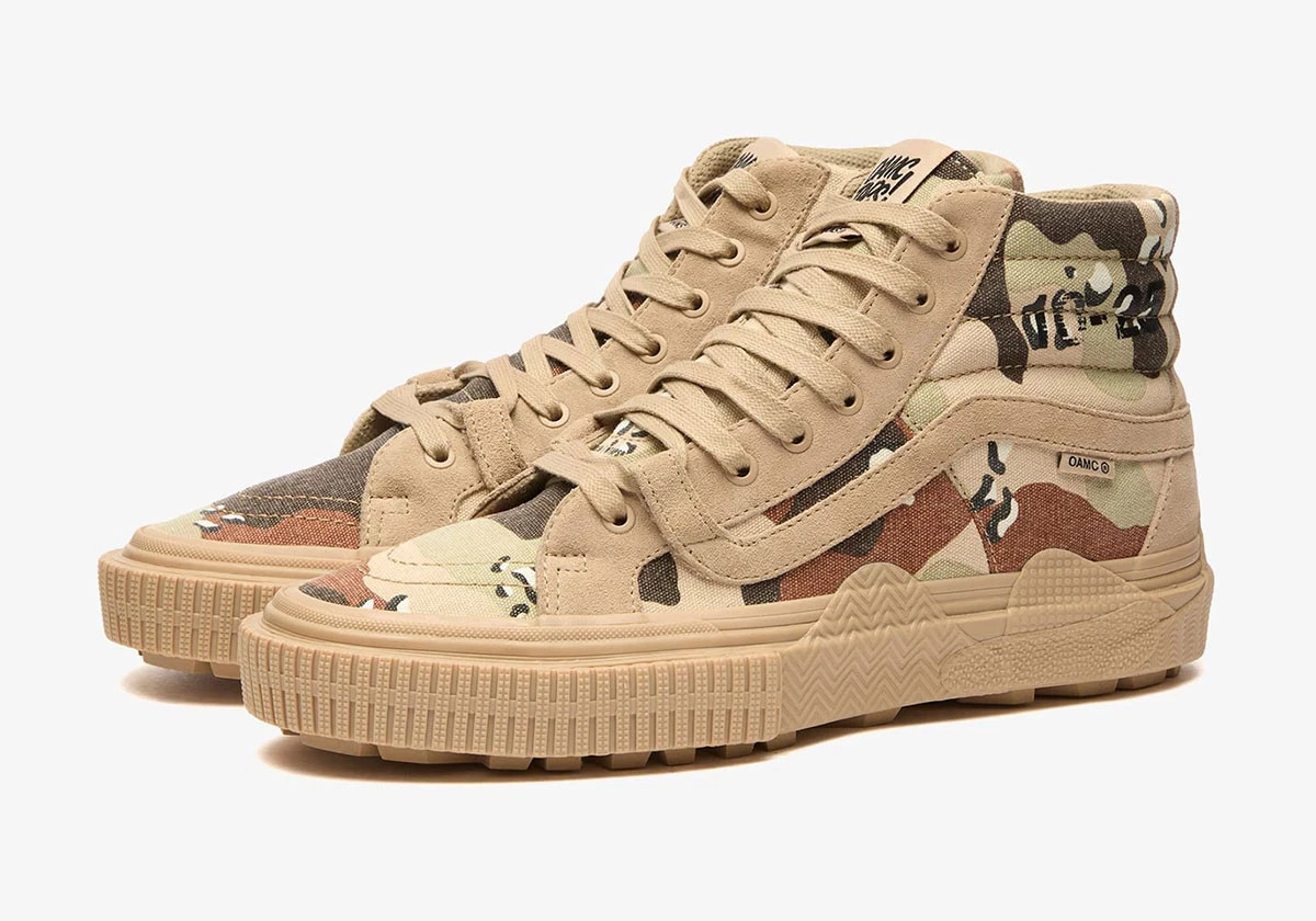 WTAPS × OAMC × OTW by Vans Sk8-Hi GL Lug Desert Camo VN000MYGH8A