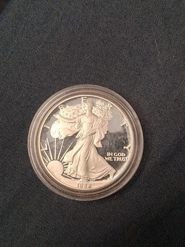 1988-S American Silver Eagle Proof — photo from the most recent tracked eBay sale