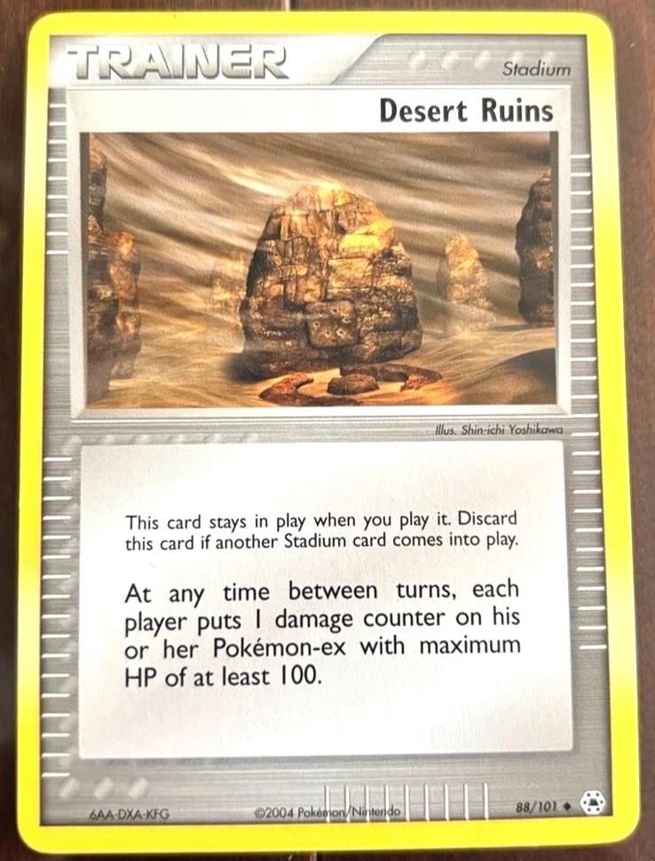 Desert Ruins 88/101 Hidden Legends Regular Trainer Pokemon Card NM