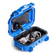 In Ear Monitor Protective Case For IEM Waterproof Suitable For KZ ZS10 Blue