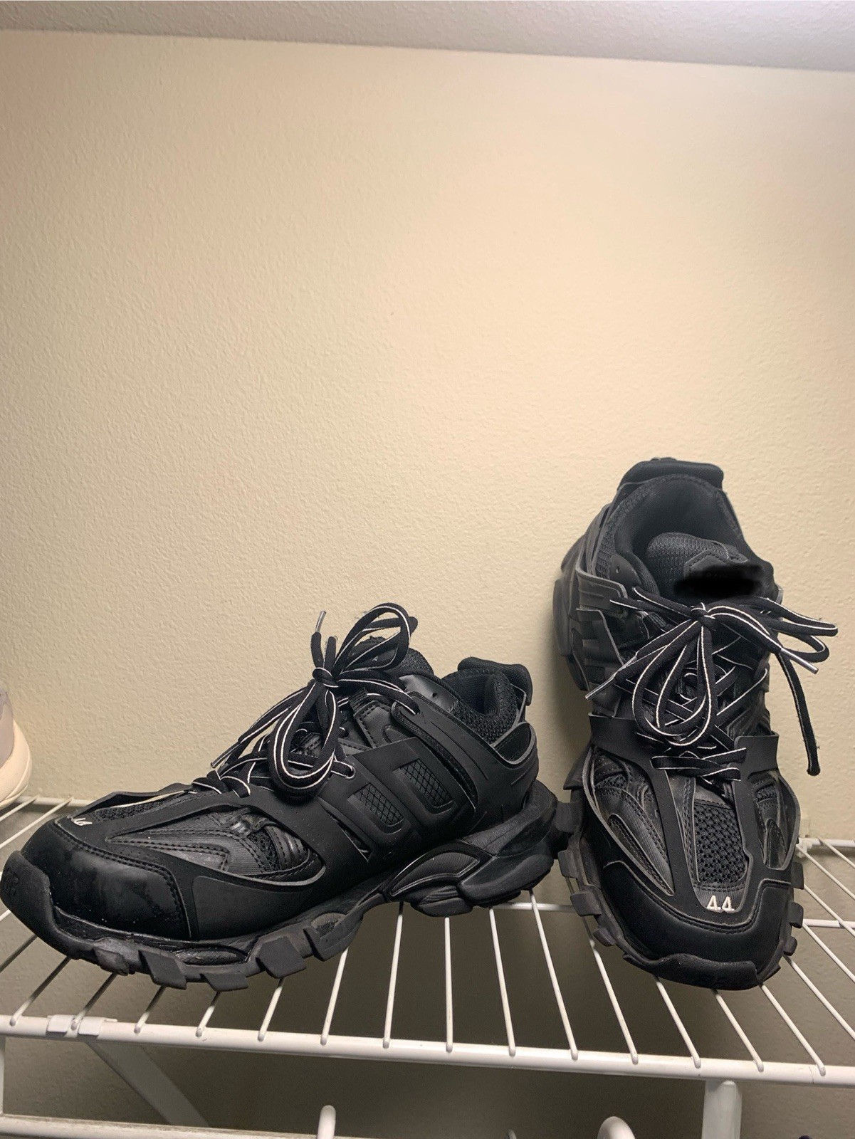 Balenciaga Track Sneakers in Black Size 11 Designer Luxury Shoes