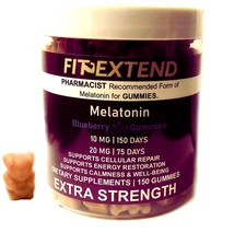 melatonin 20mg gummies 150 count 10mg gummies for sleep extra strength blueberry