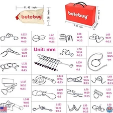20 Pack Metal Brain Teaser Puzzles IQ Wire Fidget Toys Gift Box Educational Fun