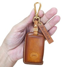 Leather Car Key Fob Cover   Perfect Fit for Mazda 3, 6, CX5, CX50, CX3, CX