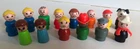 Vintage Fisher Price Little People Lot of 14 Figures
