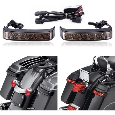 Harley Street Glide 14-20 Black Shell Smoked for Brake/Turn/Hazard Lamp Kit