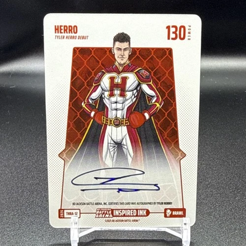 Bo Jackson Battle Arena Herro Inspired Ink Autographed Brawl Card THRA-12 130