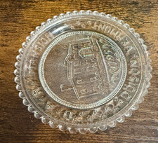 Pre-Owned Pairpoint Cup Plate D A R Mansion Addison VT Clear free ship