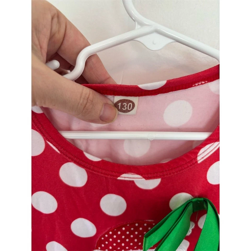 Niñas Navidad Papá Noel Vestido a Lunares con Falda de Tul Talla 10-11 Foto 3 de 3