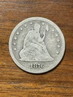 1876 Seated Liberty Quarter VG/F Details
