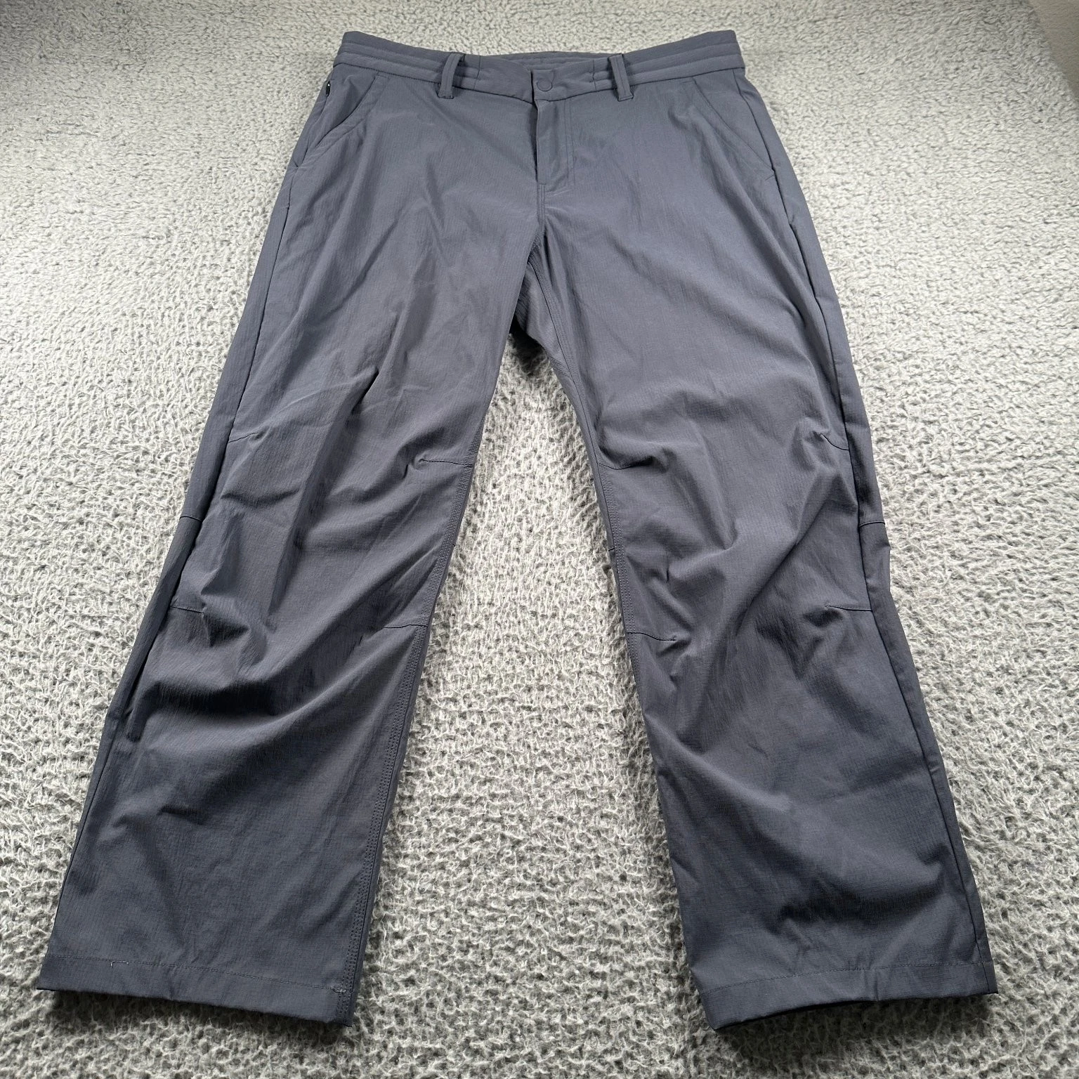 Mountain Hardwear Pants Men's Dust Gray 34x30(34x29 Fits) Nylon Outdoor Ripstop