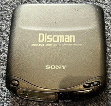 Sony Discman D-131 Portable CD Player Mega Bass 1bit DAC AVLS Black