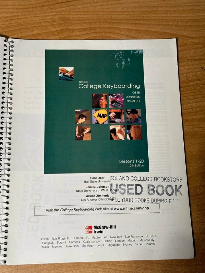 Gregg College Keyboarding Lessons 1-20 10th Edition, Ober/Johnson/Zimmerly, 2006 - Image 3 of 4