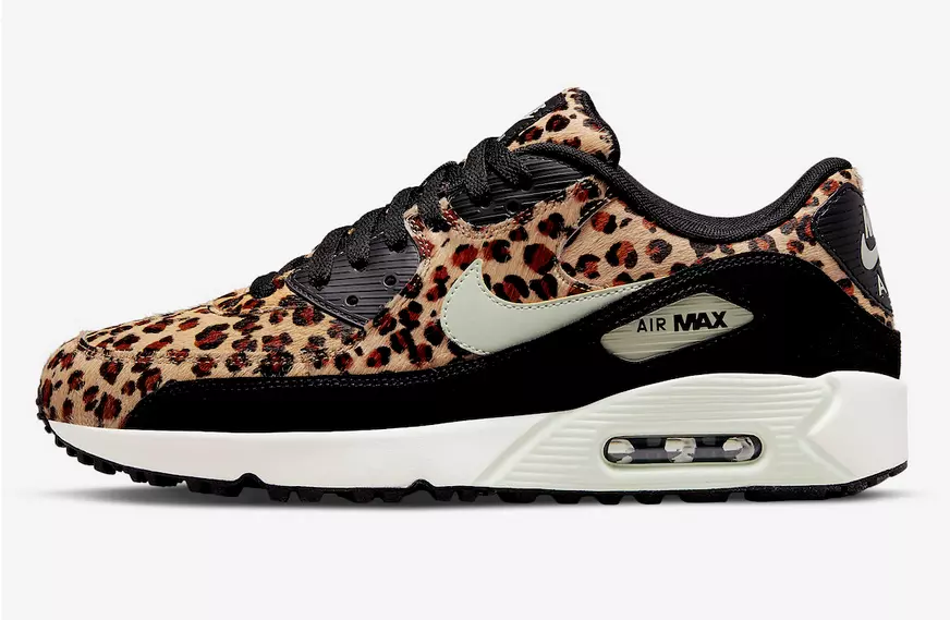 Nike Air Max 90 G NRG Leopard Golf Sneakers Shoes