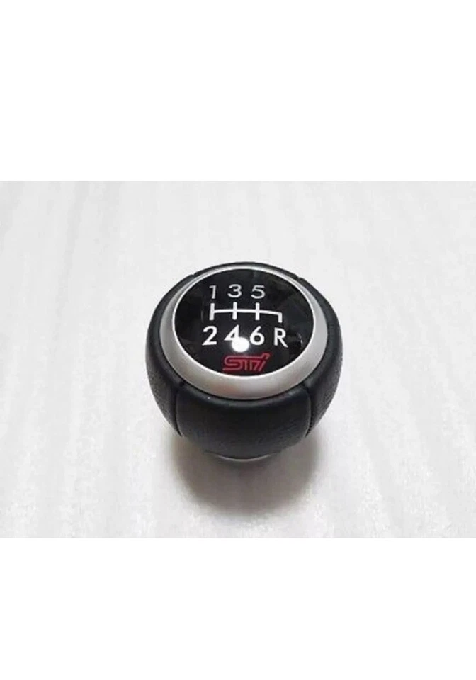 Subaru Impreza STI 6 Speed Gear Knob Leather Blobeye Hawkeye - Image 2 of 2