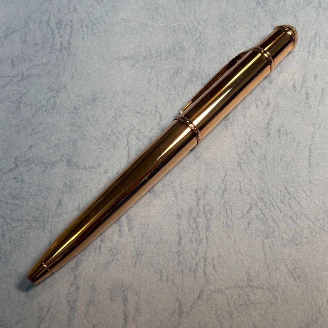 N-MINT w/Box]CARTIER De Cartier Mini DIABOLO Pink/Gold Ballpoint