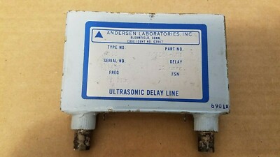 Andersen Laboratories 061564-001 60MHz 32uSec Ultrasonic Delay Line BNC 5555-2