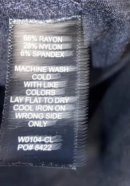 Betabrand Yoga Pants Womens Sz Large Petite LP  Black-Gray Bootcut Pull On W0104 - Image 4 of 4