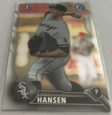 2016 Bowman Chrome Draft Baseball Alec Hansen Chicago White Sox 1st Bowman #93