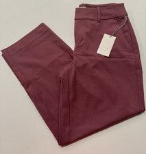 A New Day Women's Tapered High Rise Ankle Length Pants Stretch purple size 2