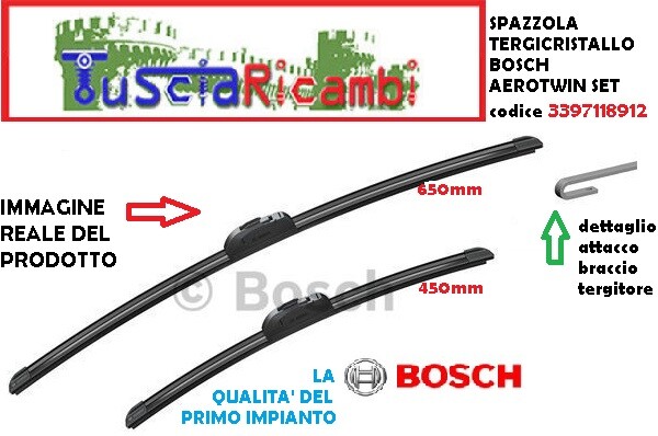 Kit Universale Di Adattatori E Bracci Per Spazzole Tergicristallo Anteriori – 2 Set In Metallo - 5