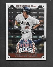 TRENT CLARK GRISHAM 2015 PANINI USA BASEBALL STARS & STRIPES LONGEVITY #94