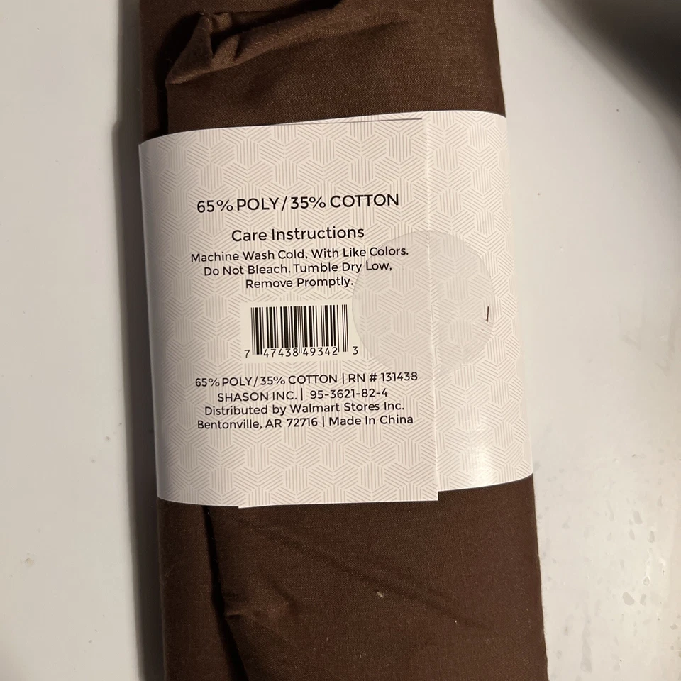 Fabric Material Sewing Poly Cotton 2 yards 72 in X 44 in Brown New - Image 3 of 3