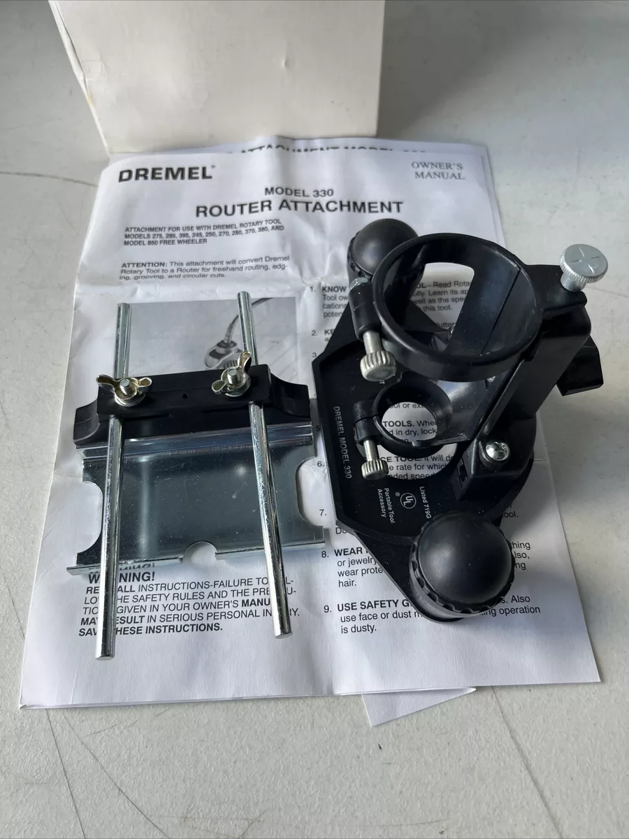 DREMEL-ROUTER-ATTACHMENT-MODEL-330-NIB  Dremel router, Tools for sale,  Dremel