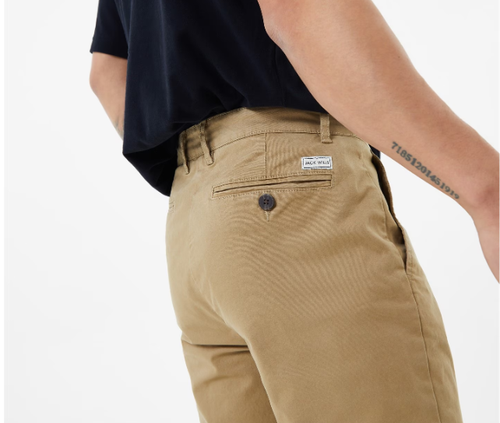 Jack Wills Slim Chino Trousers Mens Stone UK Size 30W S#REF7 - Picture 3 of 3