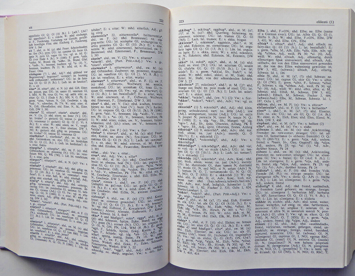 ▲01)【1点限り!】Worterbuch des althochdeutschen Sprachschatzes/Gerhard Kobler/Schoningh/1993年/古高ドイツ語辞典/言語学/A Wörterbuch d Althochdeutschen Sprachschatzes WAS, Schöningh 1993