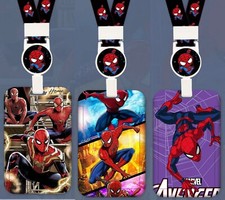 Spider-Man Themed Lanyard ID Badge Holder Keychain Neck Strap