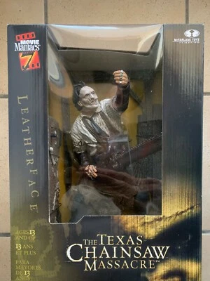 LEATHERFACE 12" FIGURE THE TEXAS CHAINSAW MASSACRE MOVIE MANIACS McFARLANE - Photo 1/4