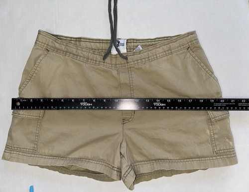 Arizona Jean Co Shorts Womens Jr Sz 7 Green 90’s Vintage Cargo Shorts Y2K - Picture 8 of 12