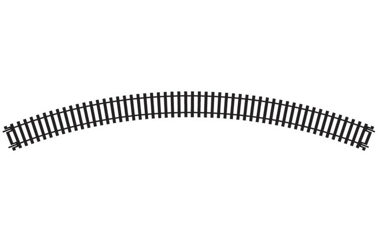 8 NEW R609 HORNBY 3rd RADIUS DOUBLE CURVE NICKEL SILVER THIRD TRACK PIECES PACK - Image 2 of 2