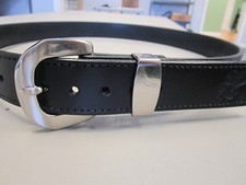 Braids Holsters 1 1/2" gun belt, heavy duty solid bridle leather,nickle finish.