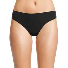 No Boundaries Women's Micro Ultra Cheeky Panties Size X-LARGE Solid Black