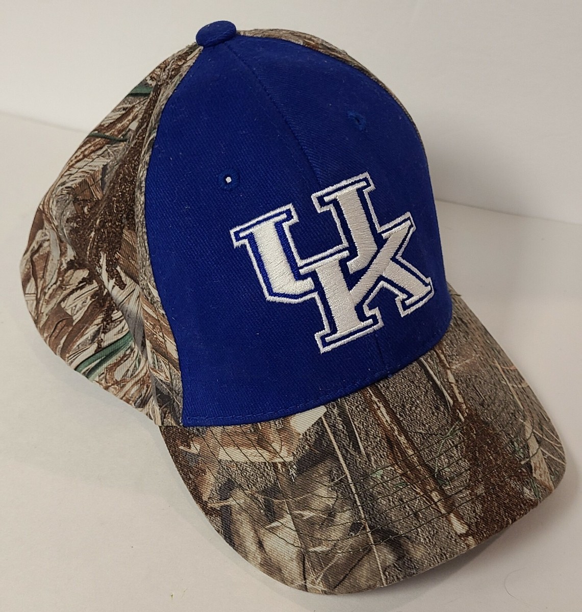 University of Kentucky Camo Hat UK logo Baseball Cap Hook and Loop