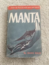 Manta, Under The Red Sea with Spear & Camera - Hass 1st Edition Hardcover 1953