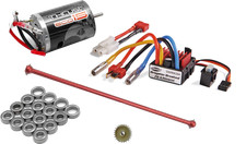 TAMIYA TT-01 & TT-01E BRUSHED KM/H SPEED TUNING KIT ROT MIN. ECHTE 45 KM/H