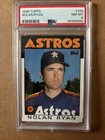 1986 TOPPS #100 NOLAN RYAN HOF PSA 8 NM-MT ASTROS Legend VIVID