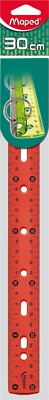 maped Lineal 30 cm Lineal zum Abheften rot