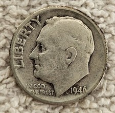 1946 10C Roosevelt Dime 1D