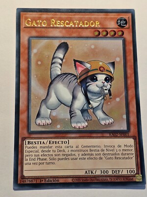 Rettungskatze (V.4 - Ultra Rare) YUGIOH RA02 SPANISCH 1. NM Y16