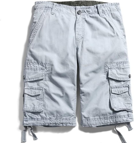 Men's Loose Fit Cargo Shorts Multi Pockets Lightweight Casual Summer Outdoor - Picture 23 of 49